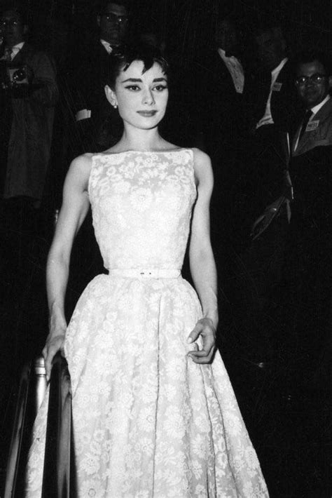 vestito bianco a fiori givenchy di audrey hepburn|audrey hepburn original dress.